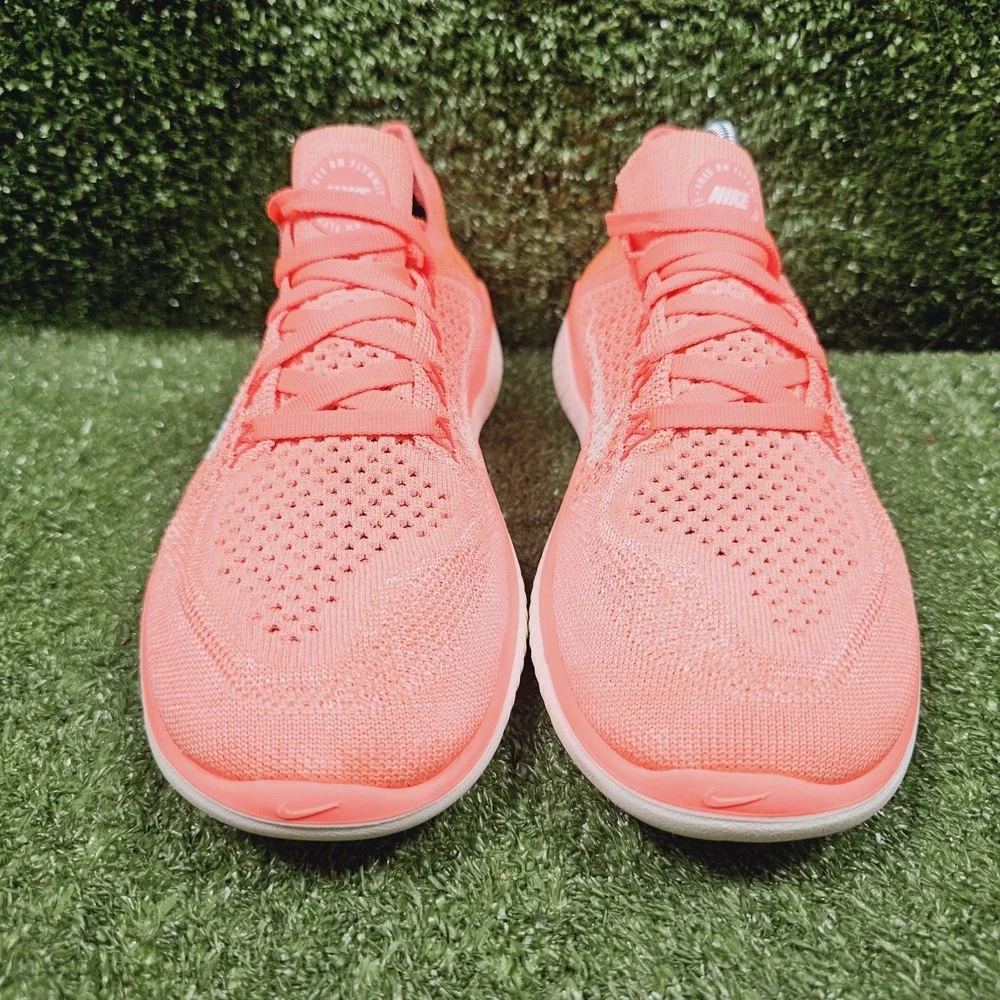 Nike Free RN Flyknit 2018 Crimson Pulse Athletic Sneakers 942839-801 Womens 7.5